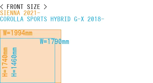 #SIENNA 2021- + COROLLA SPORTS HYBRID G-X 2018-
